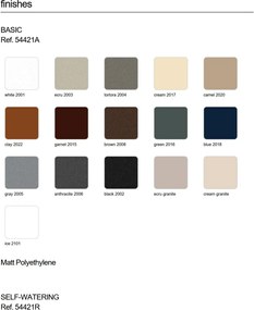 Ghiveci plante design decorativ modern exterior / interior GATSBY 40x40cm