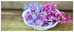 Tablou cu decorațiune din lavanda (120x50 cm)