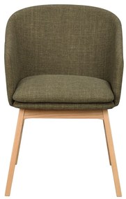 Set de scaune de sufragerie verde 2 buc. tapițat Windham – Rowico