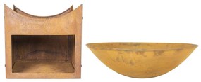 Vatră portabilă pe lemn MUMBAI d. 56 cm Buschbeck