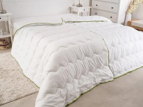 Patura matlasata pentru toate anotimpurile BELLA ALOE VERA 140x200 cm, alba