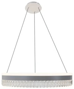 Lustră LED dimabilă pe cablu LED/80W/230V 3000-6500K alb + telecomandă