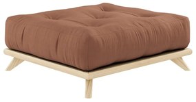 Taburet Karup Design Senza Natural Clear/Clay Brown