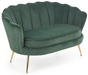Canapea fixa Amorinito XL velvet verde