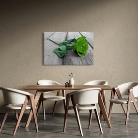 Tablou - Trandafir verde (90x60 cm)
