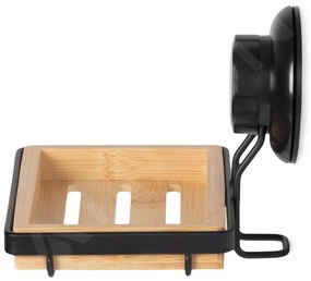 Săpunieră autoadezivă din bambus Compactor Bestlock SPA