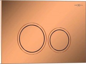Mexen Tex 01 buton de clătire, aur roz lucios - 6101-09