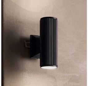 Aplică de exterior Ideal Lux BASE 2xGU10/28W/230V IP44 negru