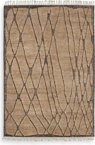 Covor design LUX din lana din Noua Zeelanda, Coralie Maro 300x200cm