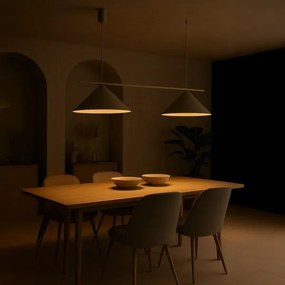 Lustră suspendată pe cablu CAPITAL, 2 x GX53/15W/230V, taupe