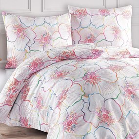 BedTex Lenjerie de pat din satin Bloom, 140 x 200 cm, 70 x 90 cm, 140 x 200 cm, 70 x 90 cm