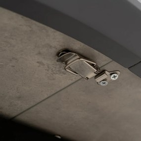 Masă de dining rotundă extensibilă cu blat suplimentar ø 120 cm Rocía – Ixia