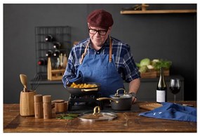 Tigaie cu capac/cu suprafață antiaderentă din aluminiu 1,5 l adecvată pentru plita cu inducție – Holm