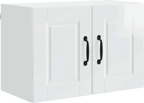 vidaXL Dulap de bucătărie Alb lucios 60 x 31 x 40 cm Lemn compozit