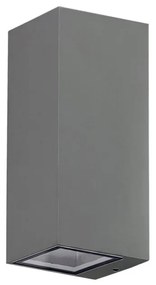 Aplica moderna exterior cu iluminat ambiental IP54 JAKE WALL 2 GRI INCHIS ZZ AZ3321