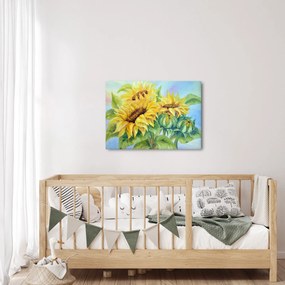 Tablou - Floarea soarelui înflorită (70x50 cm)