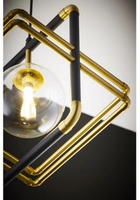 Lustră pe cablu Jupiter 2028 FIORI 1xG9/10W/230V negru/auriu/transparent