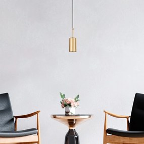 Lustră Squid Lighting Geo, înălțime 124 cm, auriu