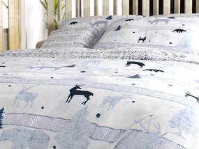 Lenjerie de pat din bumbac alb, REN Dimensiune lenjerie de pat: 70 x 90 cm | 140 x 220 cm