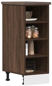 vidaXL Dulap inferior &quot;Riga&quot; stejar maro 30x44,5x81,5 cm