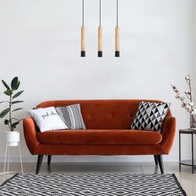 Lustră pe cablu BRAULIA 3xGU10/50W/230V fag Rabalux 72133