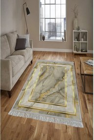 Covor, 80x150 cm, forma dreptunghiulara, tesatura de catifea/bumbac, a