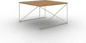 Masuta de cafea, Nelia, ADRK Furniture (Culoare: Auriu / Alb)