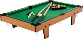 Mini biliard cu accesorii 92 x 52 x 19 cm - culoare deschisă