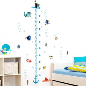 Autocolant de perete "Metru pentru copii - În căutarea lui Nemo" 125x68 cm
