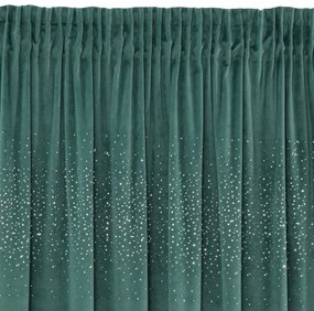 Draperie de umbrire din catifea de lux turcoaz 140 x 270 cm