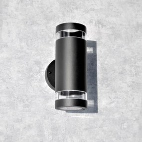 Aplică de exterior RINO 2xGU10/12W/230V IP54 negru