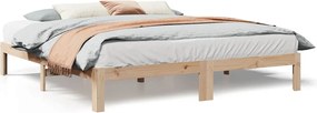 vidaXL Cadru de pat fără saltea, 160x200 cm, lemn masiv pin