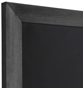 Tabla de lemn 56 x 170 cm, neagra