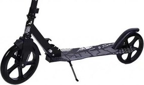Trotineta copii si adolescenti NOVOKIDS™ Funky Camo PRO, Maxim 100 kg, Functie Super Brake, Diametru roata fata 230 mm, Negru Camuflaj