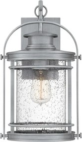 Quintiesse QN-BOOKER-M-IA - Lampă de perete pentru exterior BOOKER M 1xE27/60W/230V IP44 crom mat