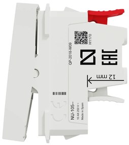 Intrerupator cruce, 1 modul, 10A, alb, Schneider Noua Unica