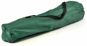 Scaun de camping pliant DIVERO cu pernă - verde