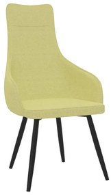 Fotoliu cu taburet, verde, material textil 1, Verde, Cu scaunel pentru picioare