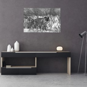Tablou - Vulpe în timpul iernii (90x60 cm)