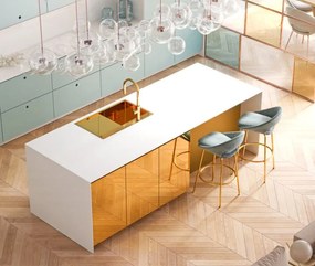 Chiuveta inox RUSSEL 111 auriu