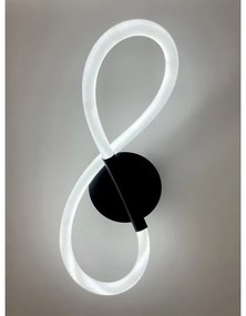 Aplică LED Zuma Line 20006W-BK BALBO LED/14W/230V 3000/4000/6000K