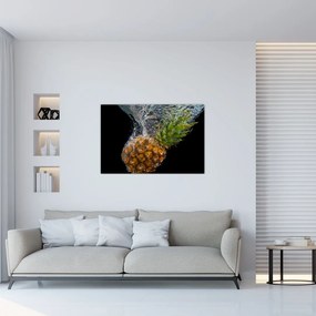 Tablou cu anans în apă (90x60 cm)