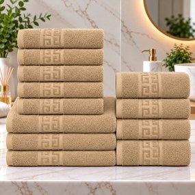 Set 12 Prosoape Premium Bumbac 100% – Moi &amp; Absorbante 🔥