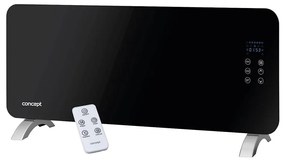 Concept KS4010 - Încălzitor/convector electric 2000W IP24 negru+telecomandă