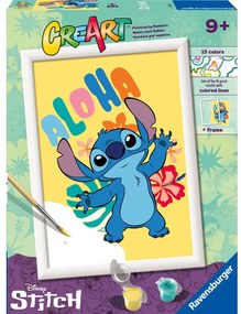 CREART PICTURA PE NUMERE PENTRU COPII ALOHA DISNEY STITCH - RAVENSBURGER (RVSPBN23769)