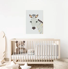 Tablouri pentru copii - Geometric Zebra 50 x 40 cm