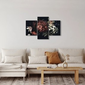 Tablou - Flori întunecate (90x60 cm)