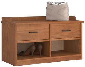 vidaXL Bancă pentru hol „SANDNES” 87x40x50 cm din lemn masiv de pin