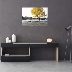 Tablou - relaxare în parc (70x50 cm)