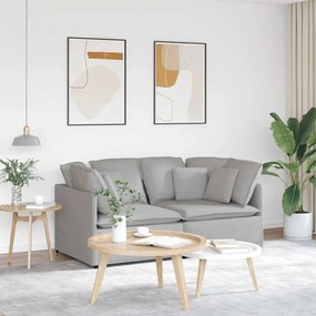 vidaXL Canapea modulară cu perne, gri nor, textil